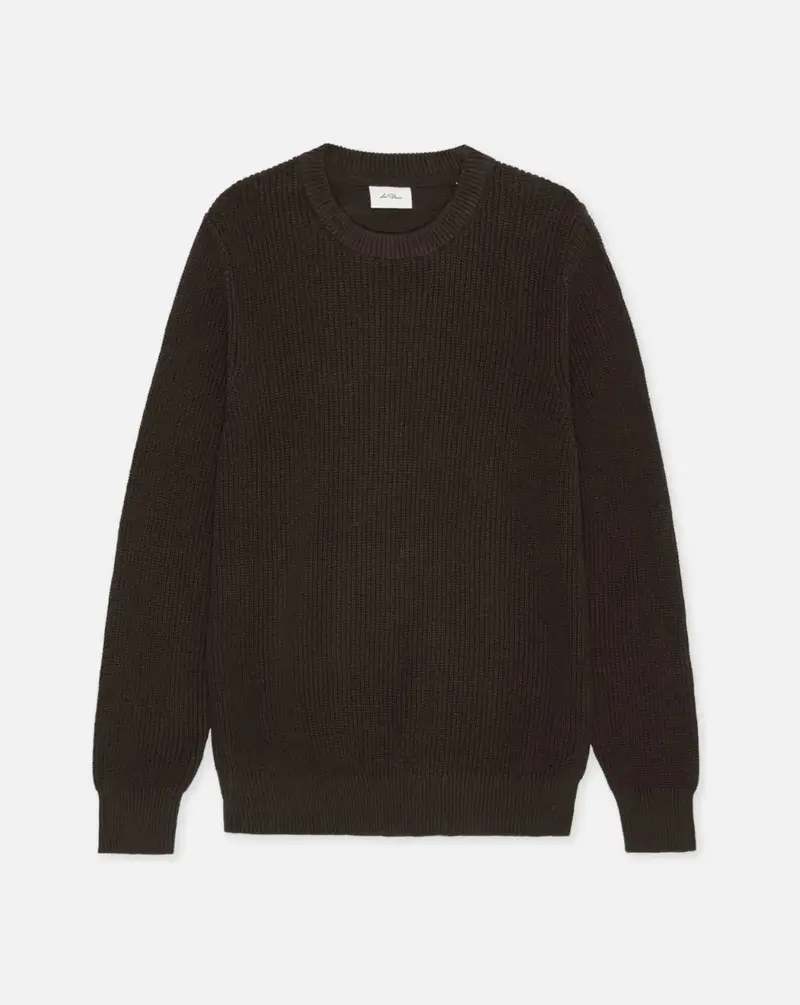 Jersey Les Deux Rib Crewneck Knit