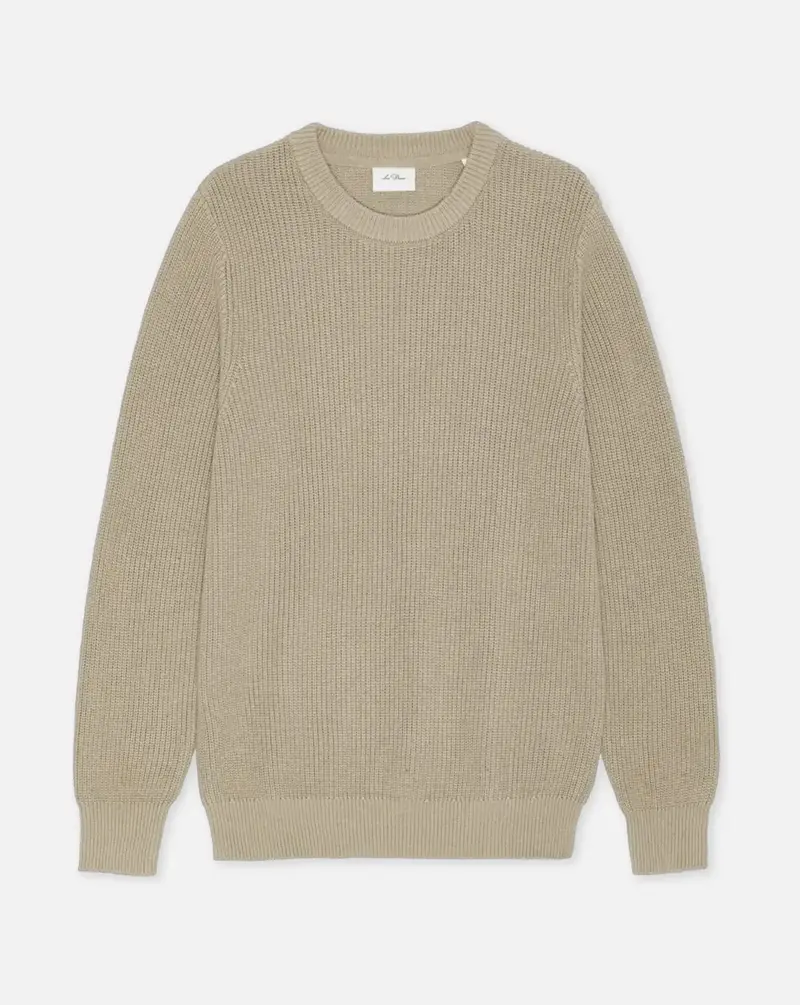 Jersey Les Deux Rib Crewneck Knit