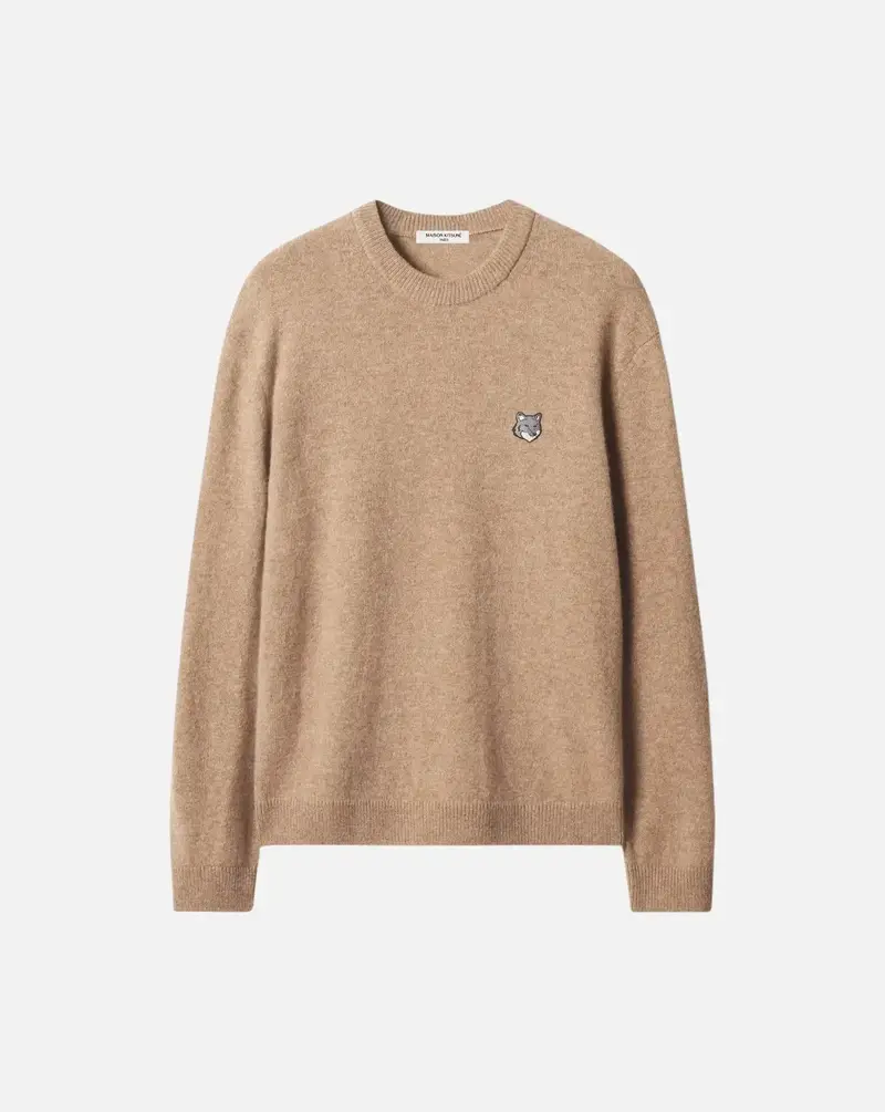 Jersey Maison Kitsune Fox Head Lambswool Comfort Jumper