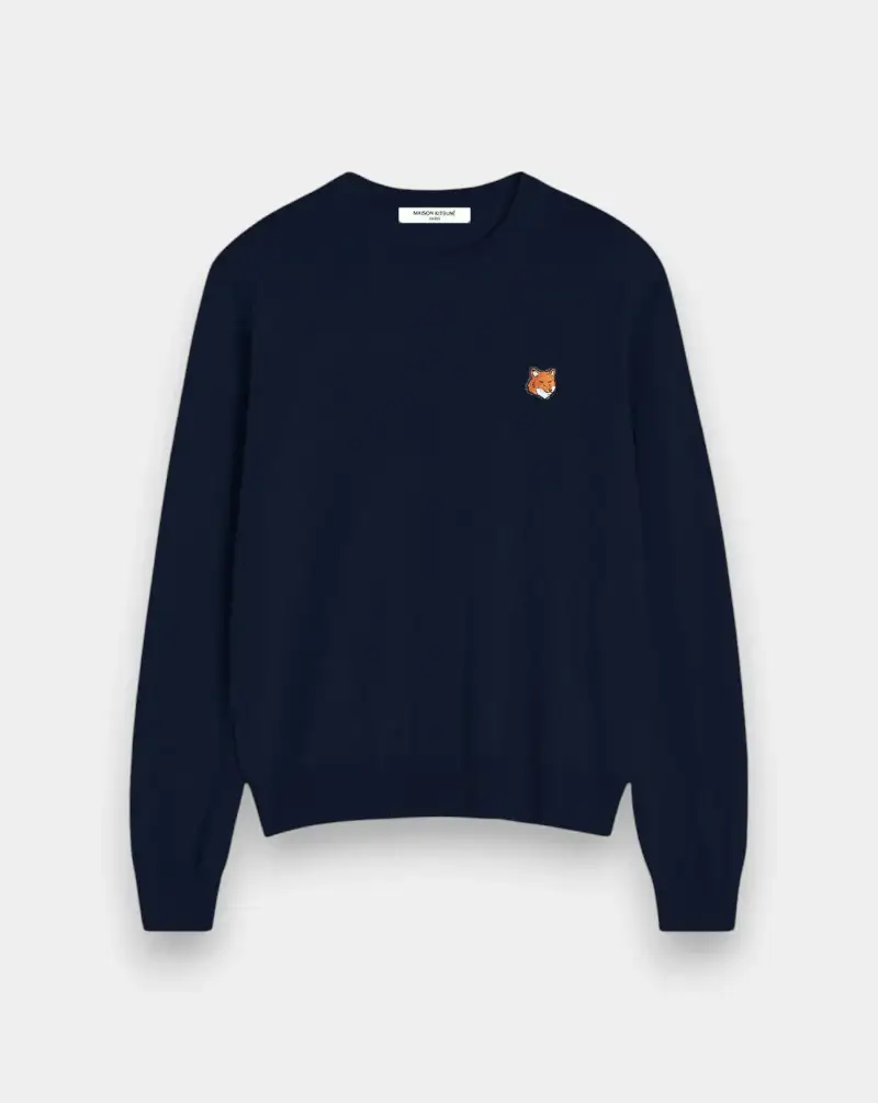 Jersey Maison Kitsune Fox Head Merino