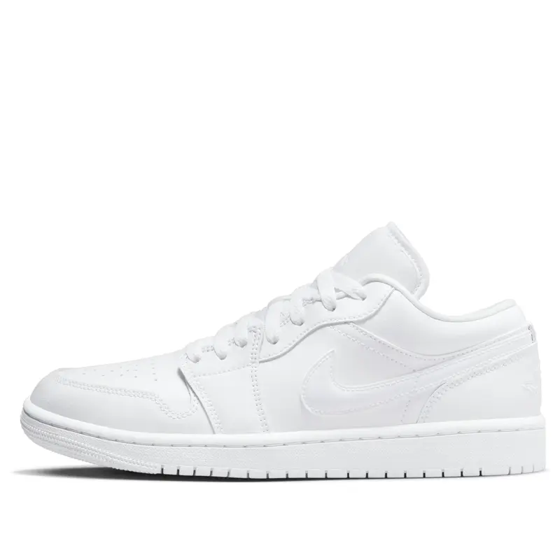 Jordan 1 Low Triple Blanco (2022) (Mujer)