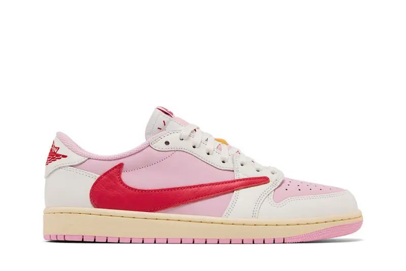 Jordan 1 Retro Low OG SP Travis Scott Sail Tropical Pink