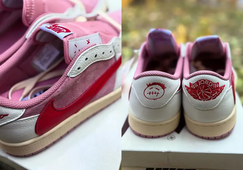 Jordan 1 Retro Low OG Travis Scott Rosa