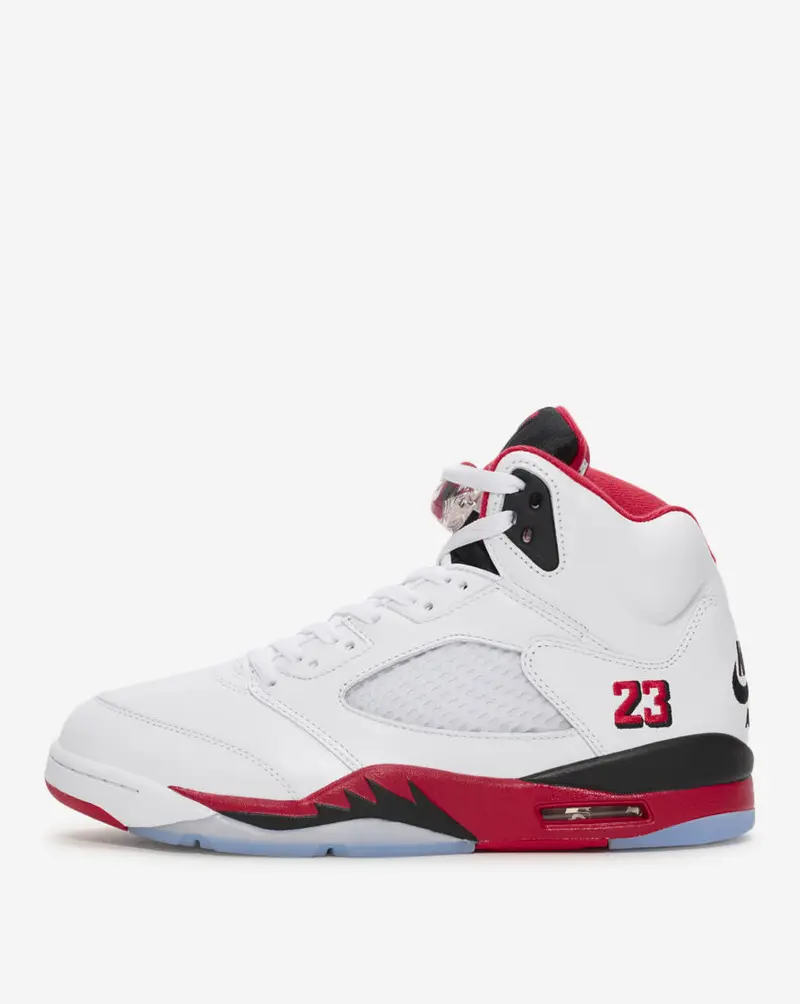 Jordan 5 Retro Rojo Fuego y Negro (2025)
