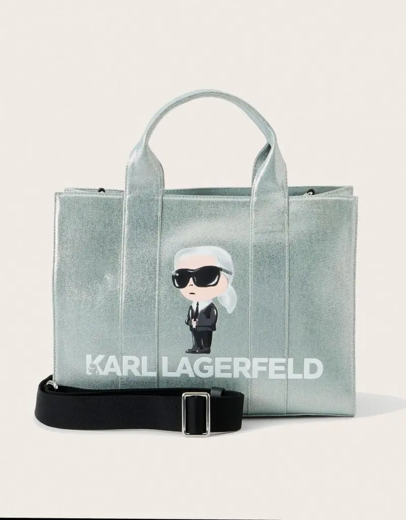 KARL LAGERFELD IKON KARL SQ.TOTE SILVER B4W5006 91310