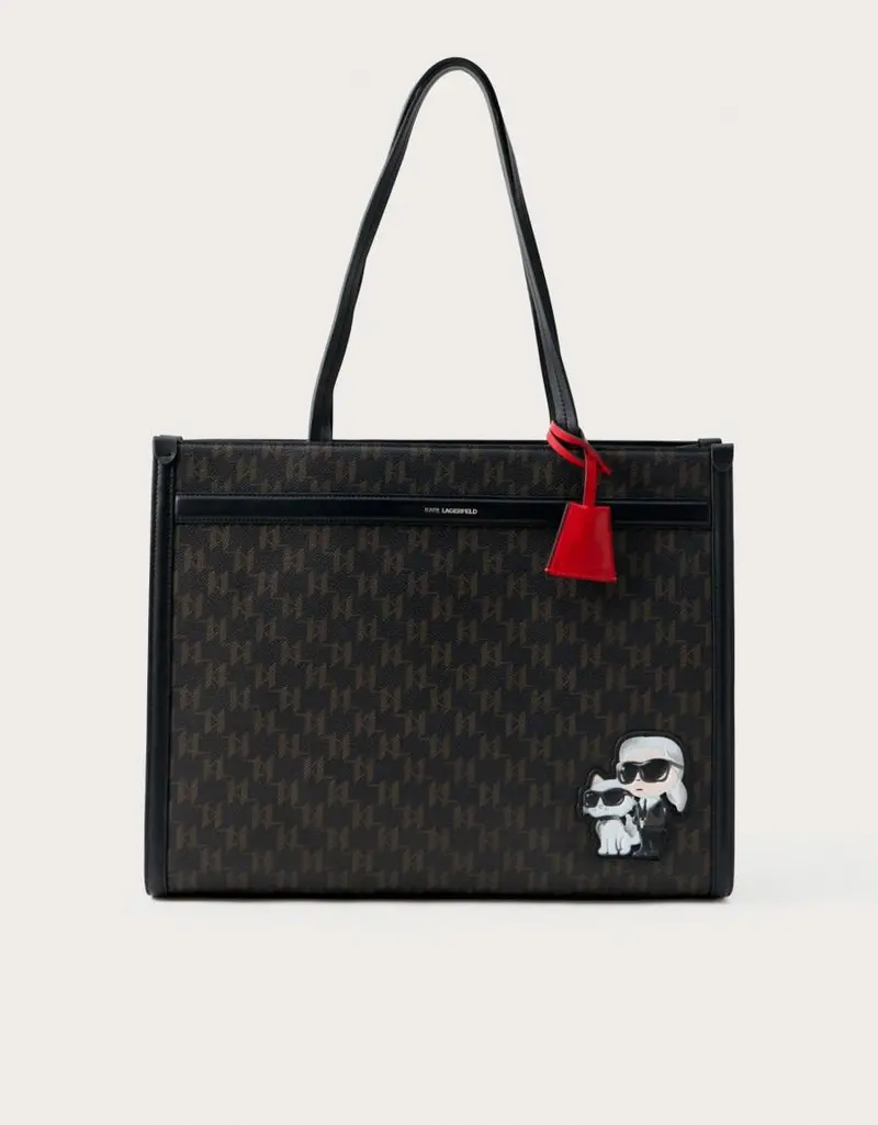 KARL LAGERFELD IKON MONOGRAM CC SQUARE TOTE 89799