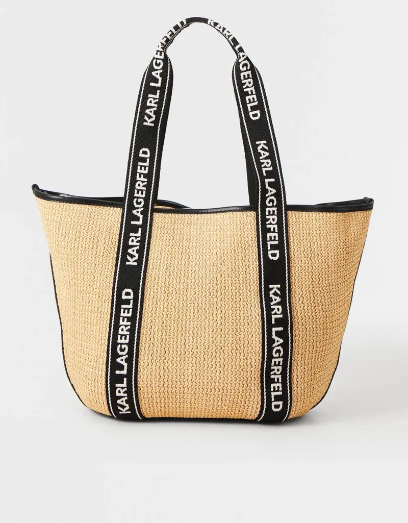 KARL LAGERFELD K/ESSENTIAL RAFFIA BAG 89803