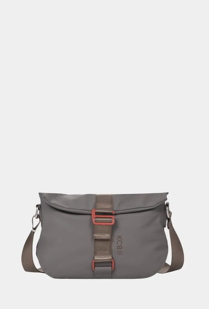 KCB Bandolera Antirrobo Pequeña Chain Gris