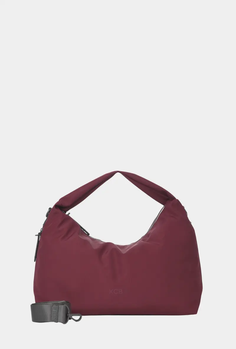 KCB Bolso De Hombro Con Bandolera Glow Burdeos