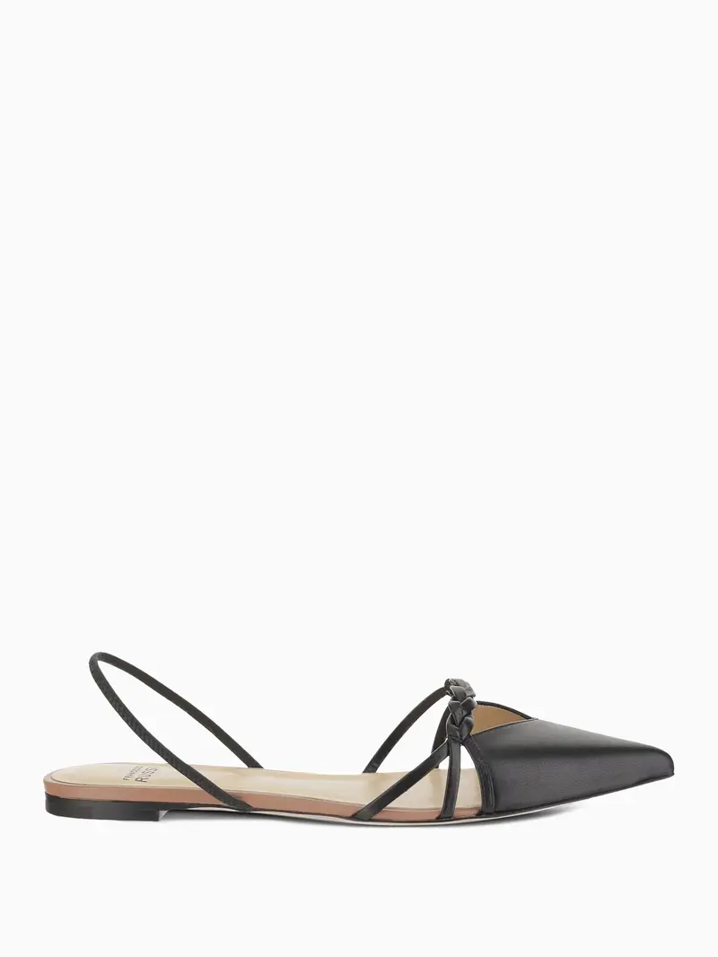 Leather ballerinas