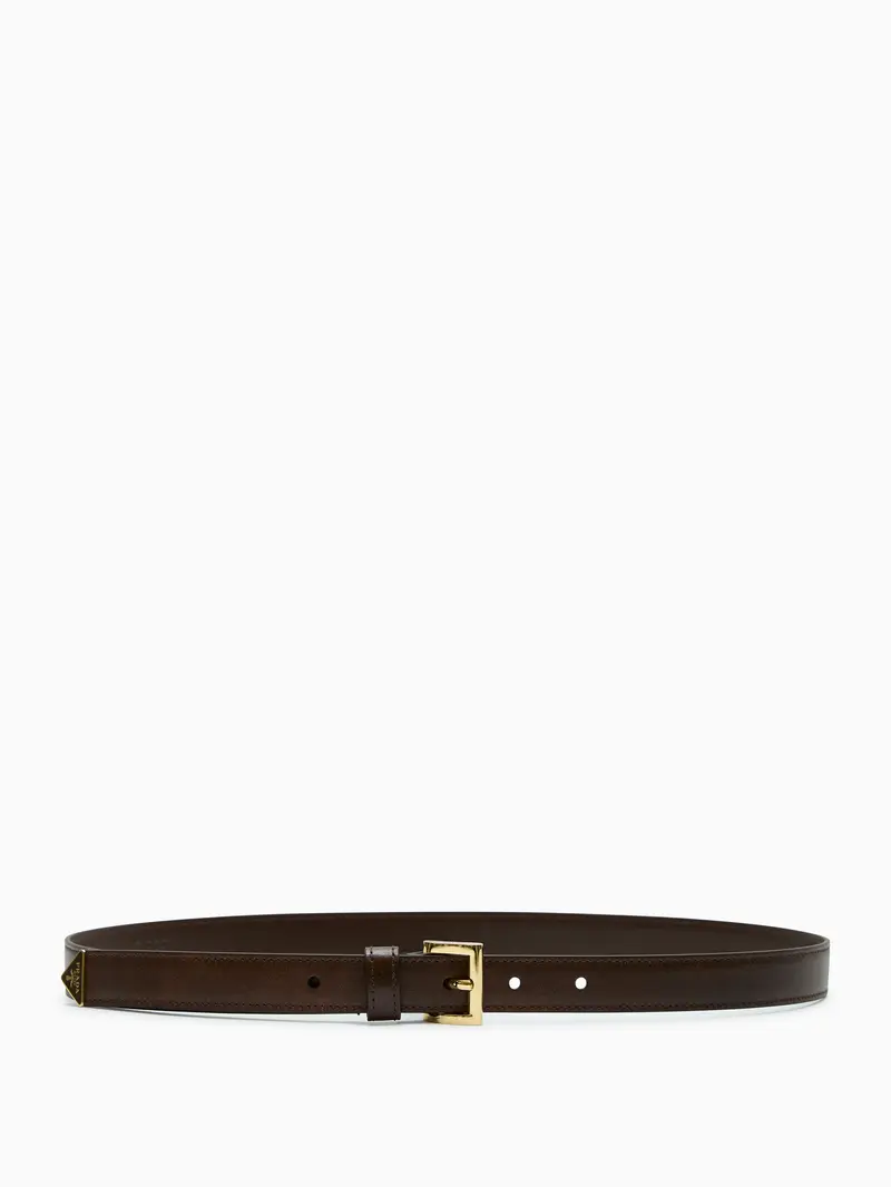 Leather belt