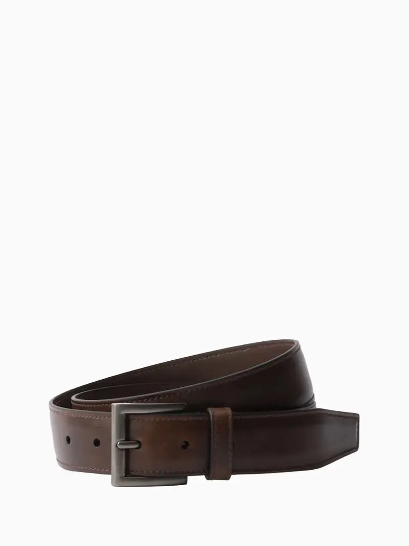 Leather belt