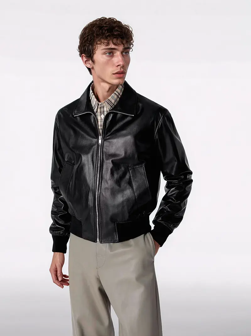 Leather jacket