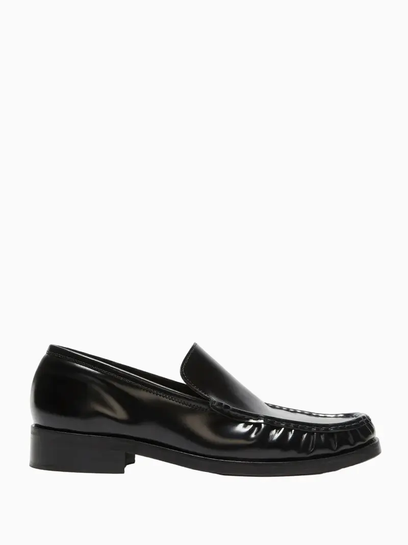 Leather loafers