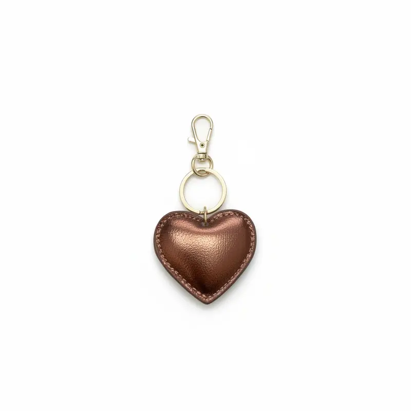 Llavero en forma de corazón con diferentes diseños