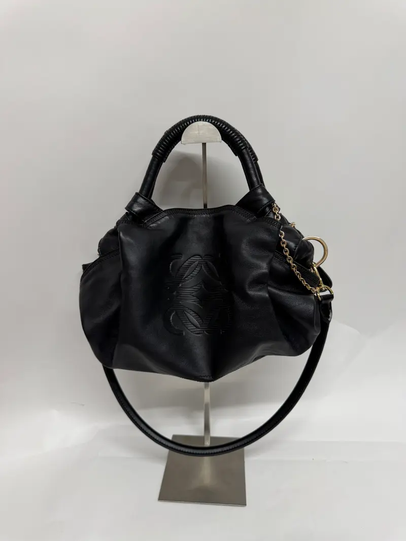 Loewe Aire nappa pequeño Negro dos bandoleras