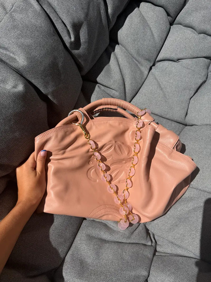 Loewe Aire Pequeño Napa Rosa Palo