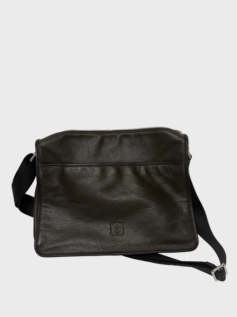 Loewe Messenger Goya Bag unisex marrón y negra