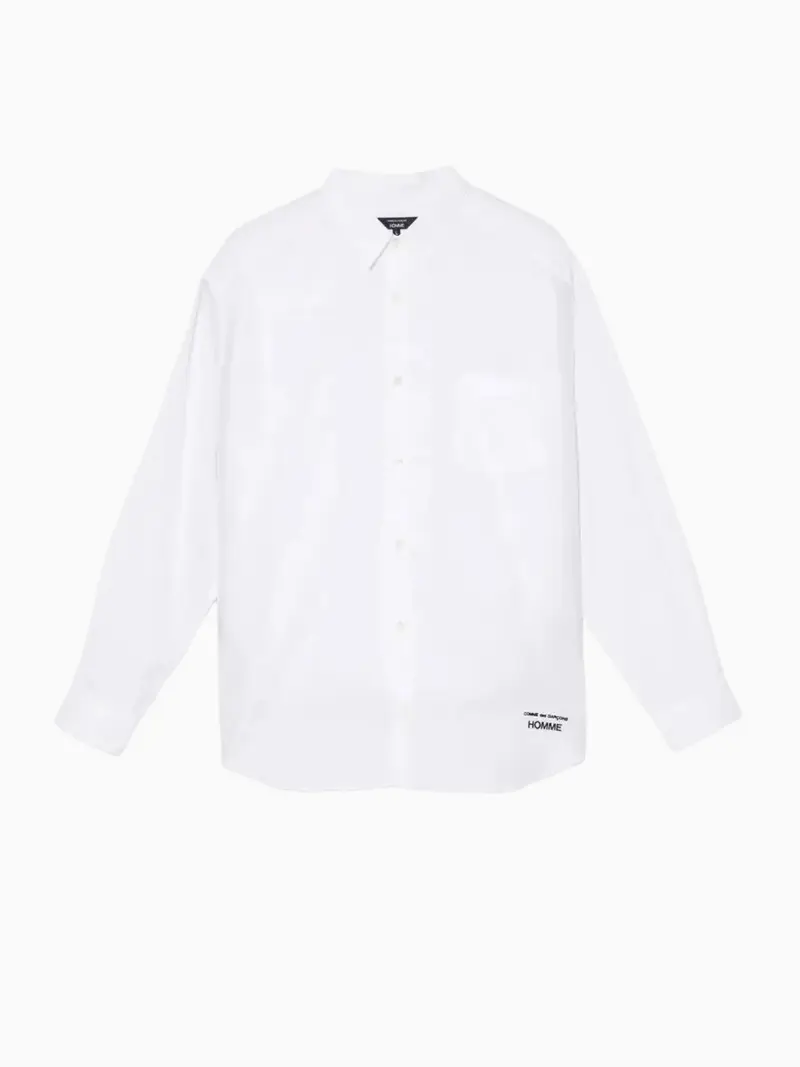 Logo-embroidered shirt