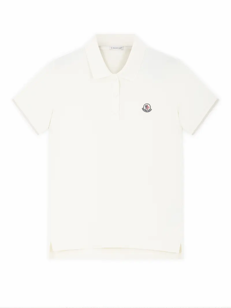 Logo-patch polo shirt