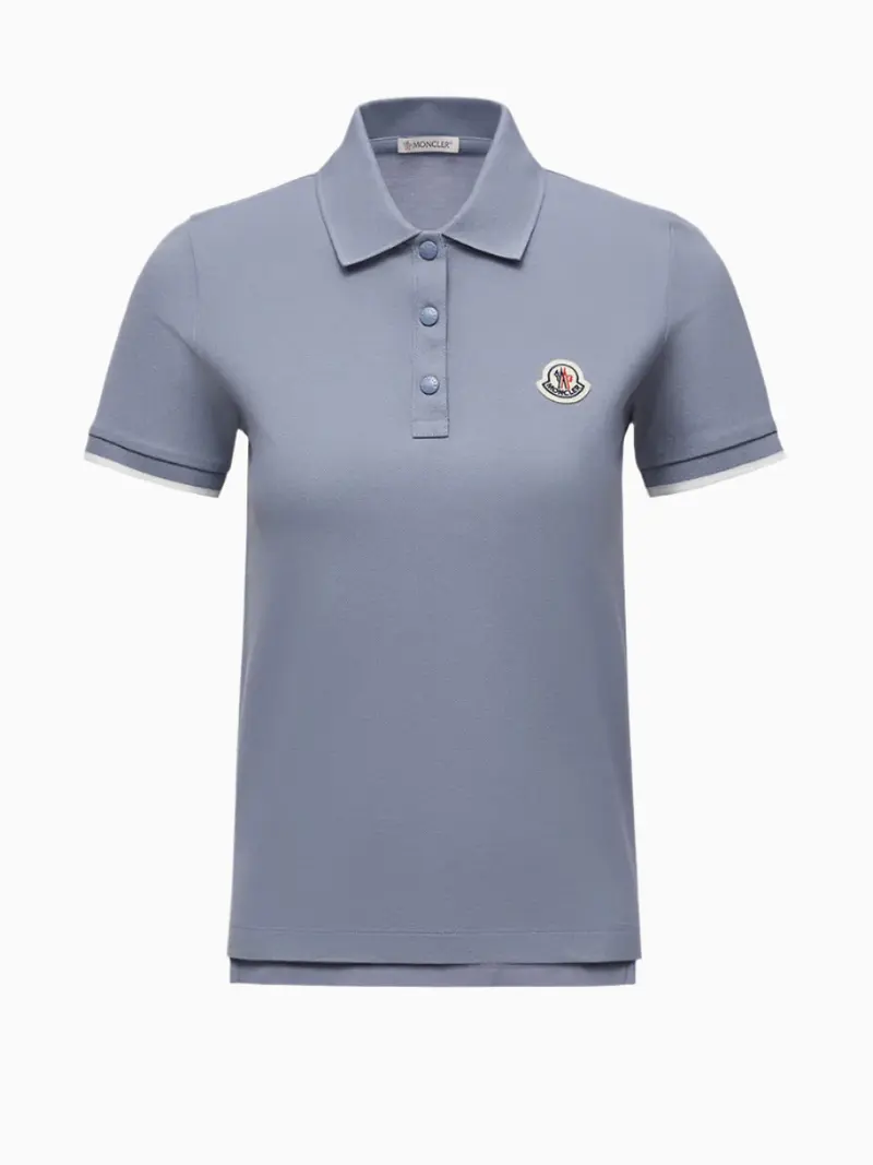Logo-patch polo shirt