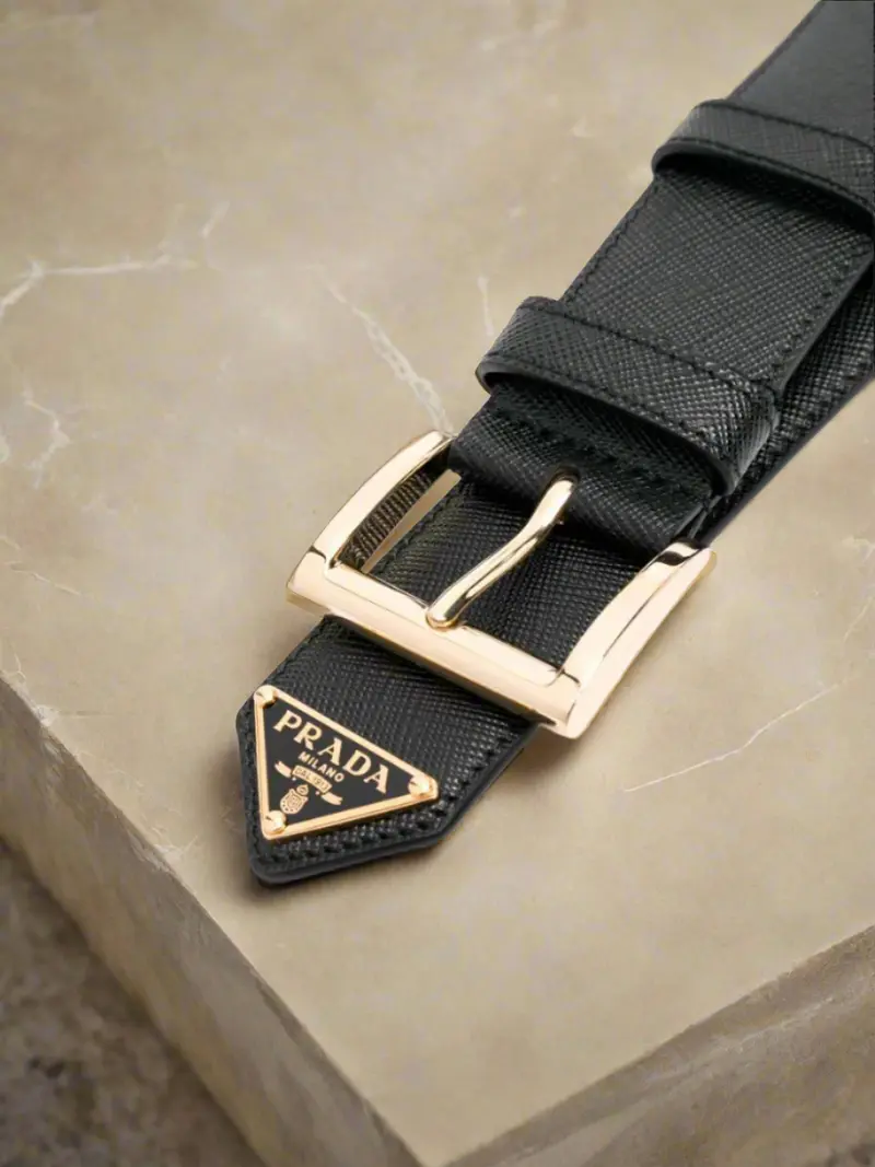 Logo-plaque belt
