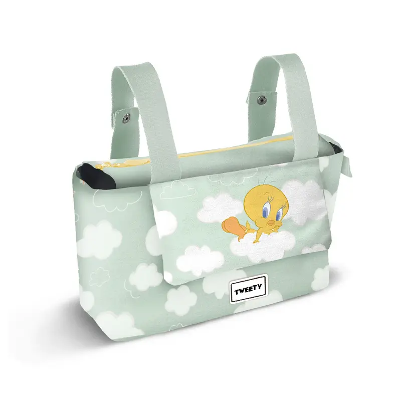 LOONEY TUNES TWEETY CLOUDS - BOLSO ORGANIZADOR CARRO DE BEBE HAMPER MOMMY