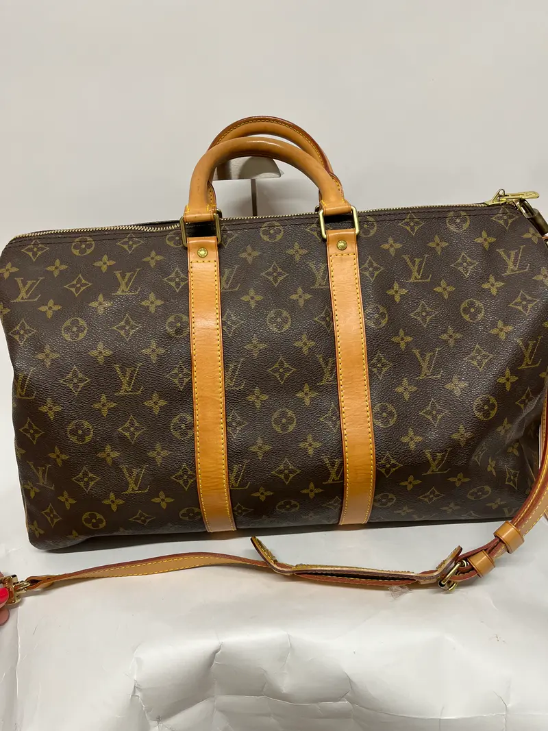 Louis Vuitton Keepall 45 Bandoulière Lona Monogram