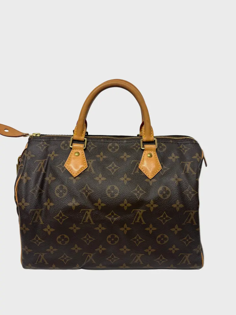 Louis Vuitton speedy 30 grabado CMP con bandolera extra