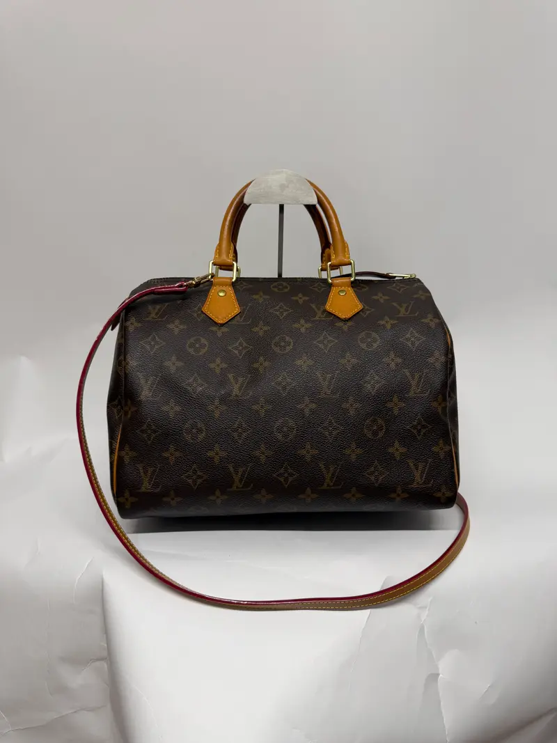 Louis Vuitton Speedy 30 Monogram con bandolera extra