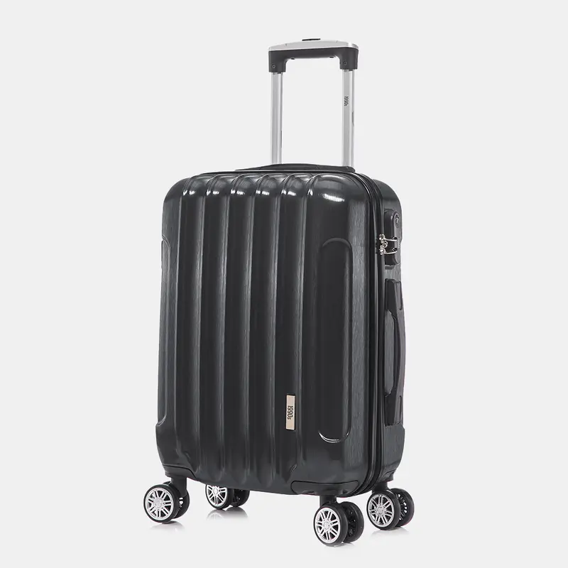 Maleta Cabina 55x39x21cm Policarbonato 45L - 20 Pulgadas Negro - Seda