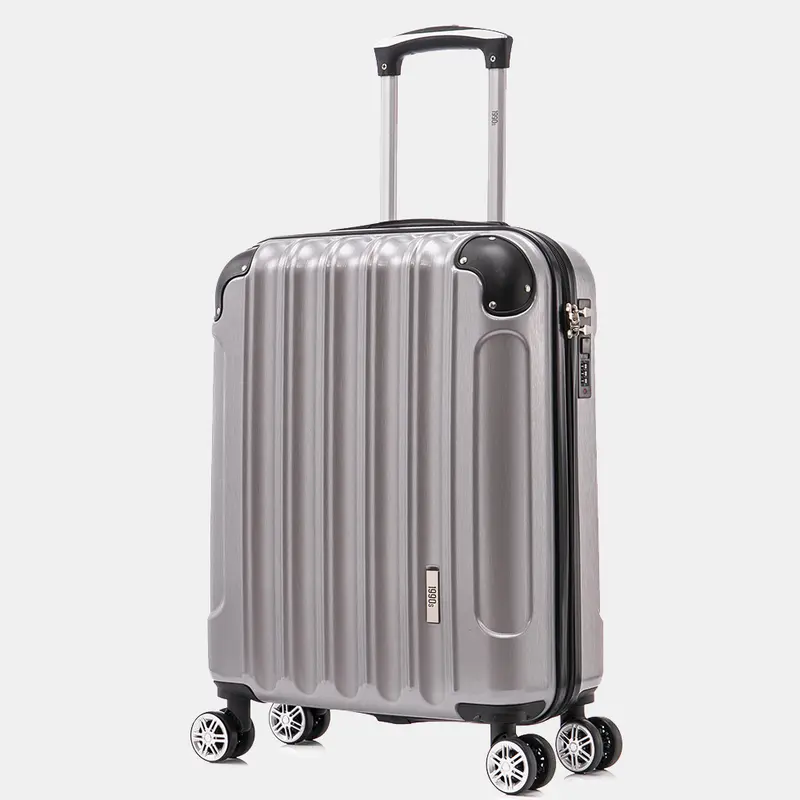 Maleta Cabina 55x40x20cm Policarbonato (44L) - 20 Pulgadas - Plateado