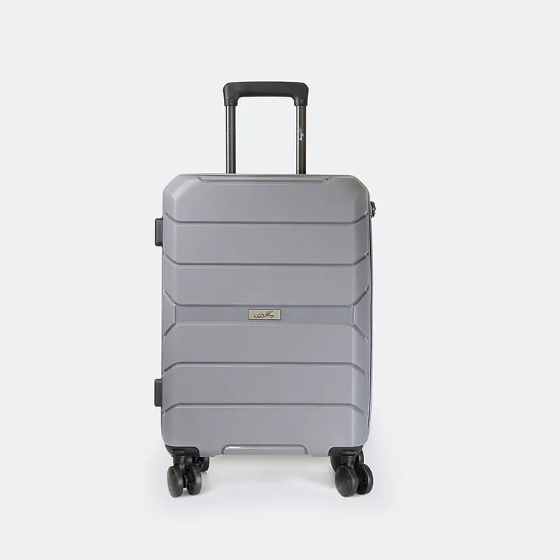 Maleta de cabina de XS/S 10kg 50cm/55cm de Polipropileno Steven Gris