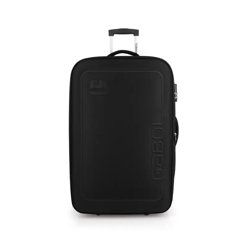 Maleta Grande Tela Gabol ORBIT Expandible, 2 Ruedas, Segura y Ligera para Viajar