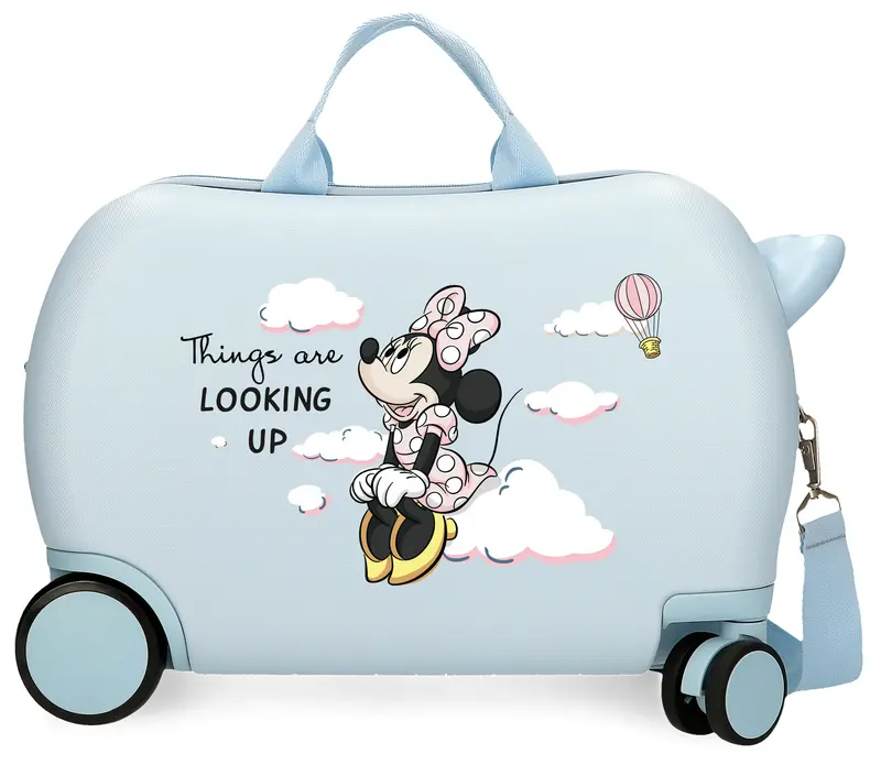 MALETA INF.ABS 4R.(2 MULTI.) 45CM. MINNIE THINGS ARE LOOKING