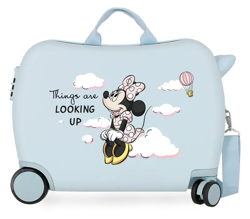 MALETA INF.ABS 4R.(2 MULTI.) 50CM. MINNIE THINGS ARE LOOKING