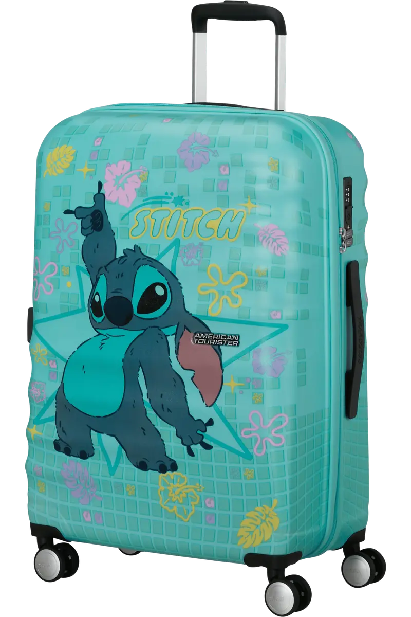 Maleta mediana 67cm Disney STITCH FLOWER de WAVEBREAKER