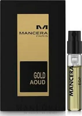Mancera Gold Aoud muestra oficial 2ml 0.07 fl.o.z. probador de perfumes