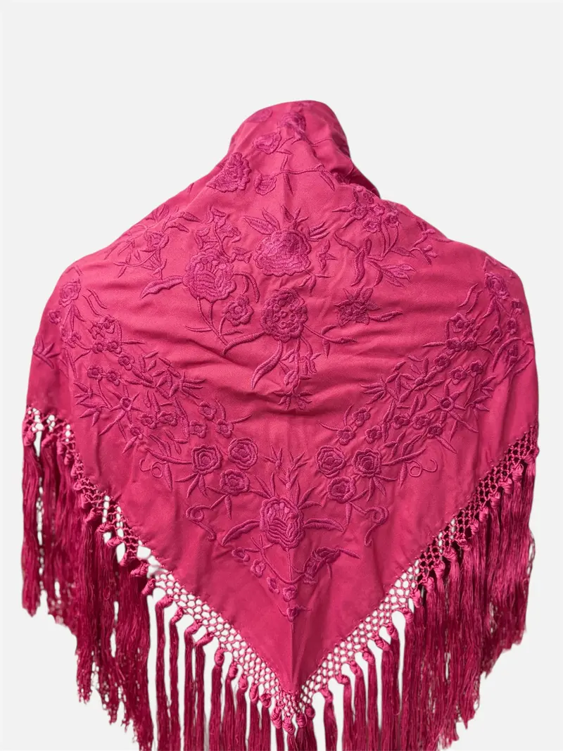 Mantón Mykonos Fucsia