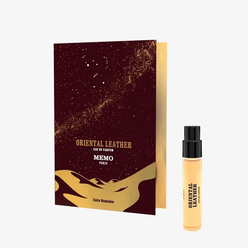 Memo cuero oriental 1,5 ml/0,5 fl. Onz. probador de perfume de muestra oficial