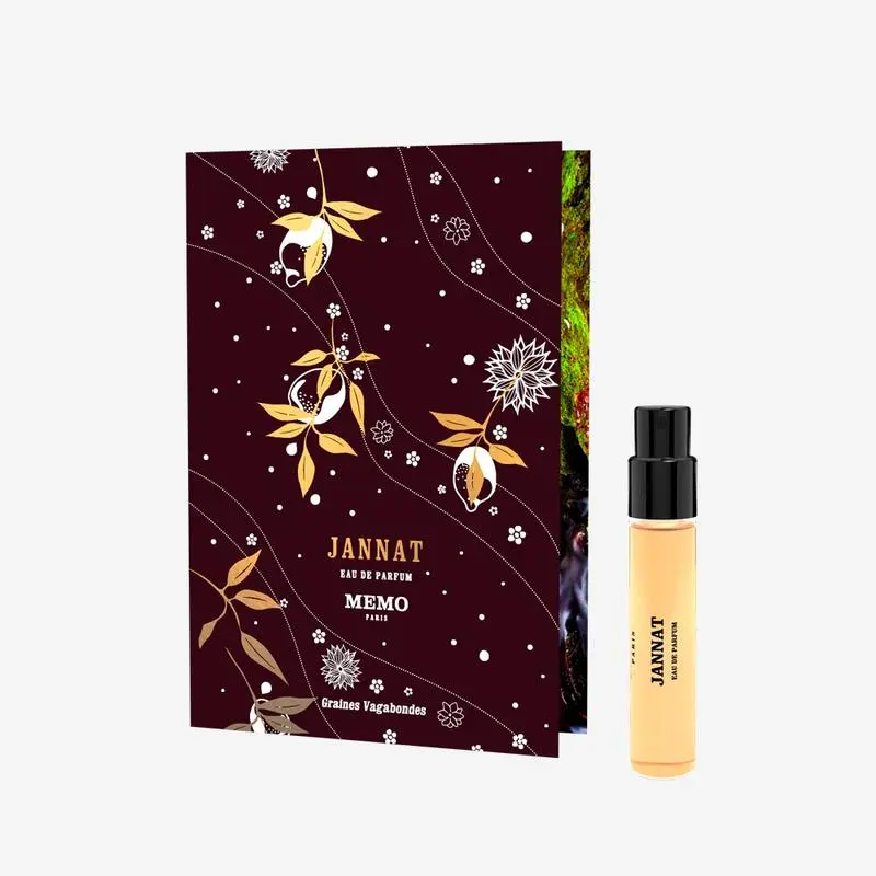 Memo Jannat 2ml / 0.6 Fl. Onz. probador de perfume de muestra oficial