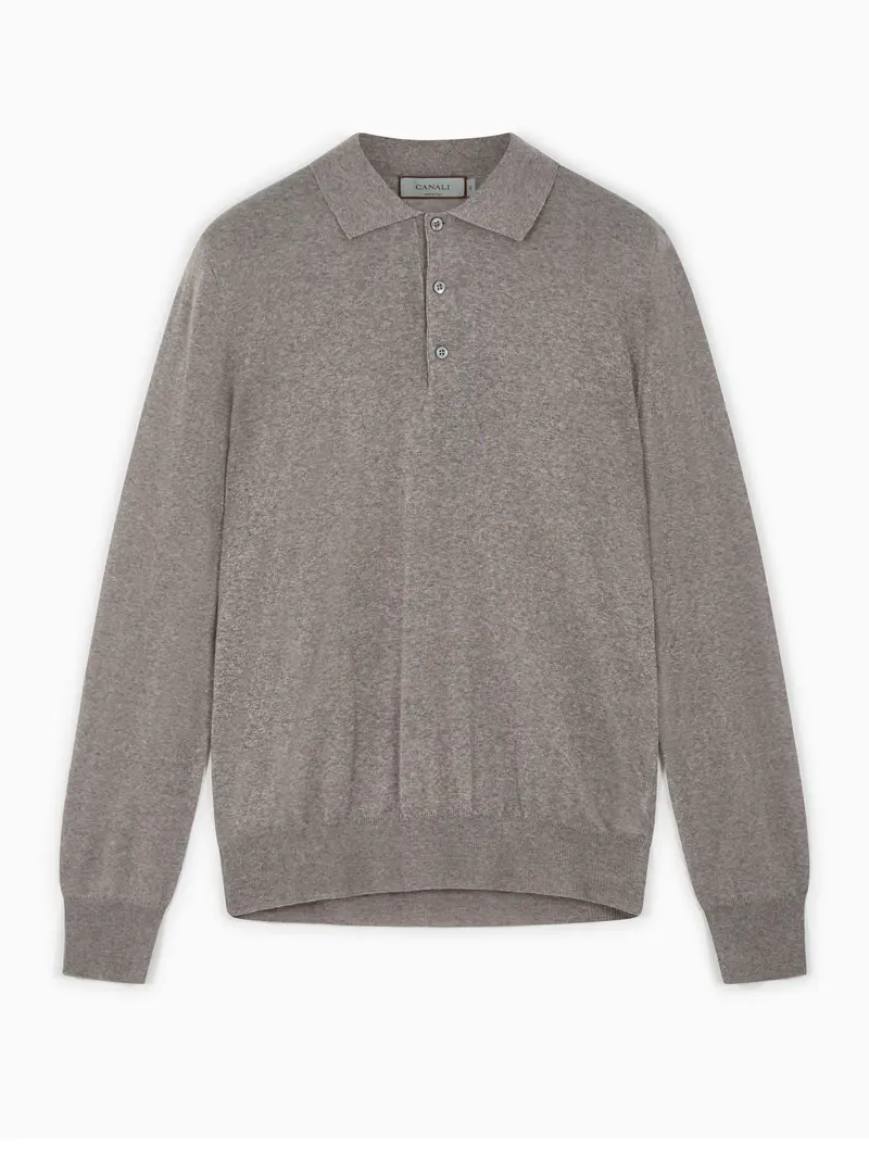 Merino polo shirt