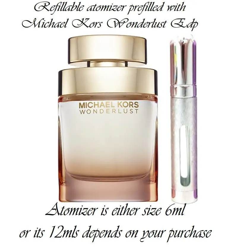 Michael Kors Wonderlust muestra de perfume