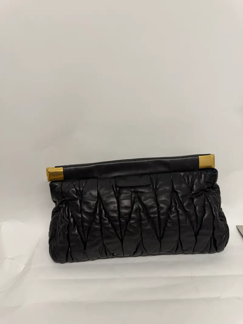 Miu Miu Frame Clutch Matelassé Nappa