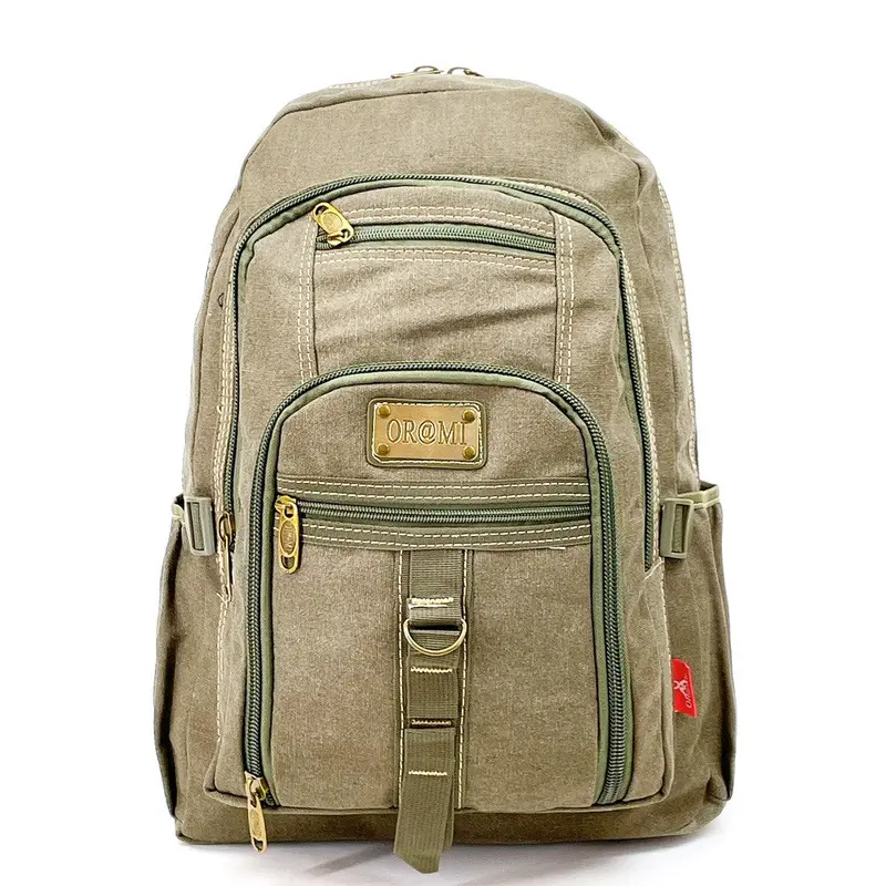 Mochila Bicolor Bronce y Negro para Uso Diario