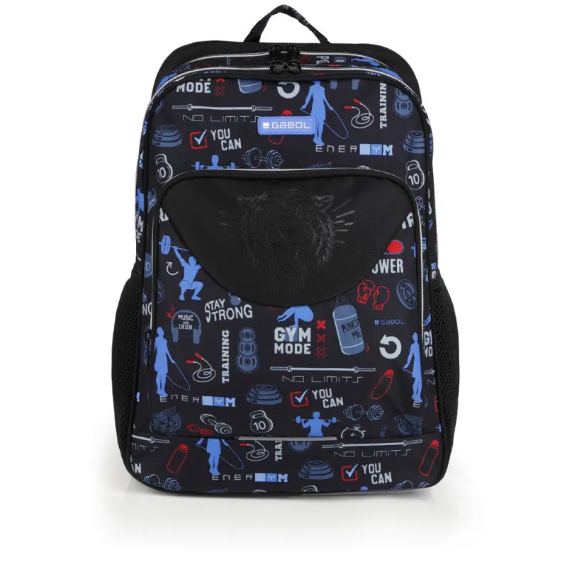 Mochila Escolar Gabol Training Adaptable a Carro Doble Compartimento Reforzada