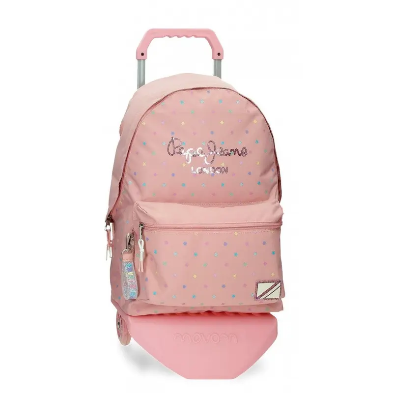 Mochila Escolar Pepe Jeans Carina con carro
