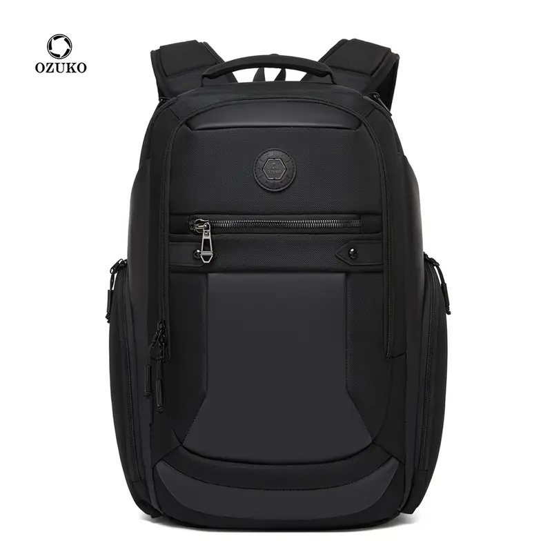 Mochila Ozuko de Gran Capacidad, Impermeable, para Portátil y Uso Diario