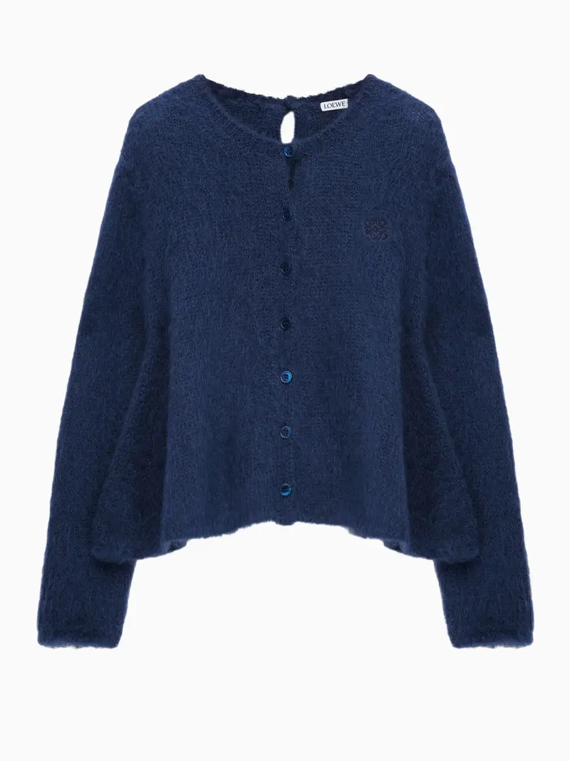 Mohair blend cardigan