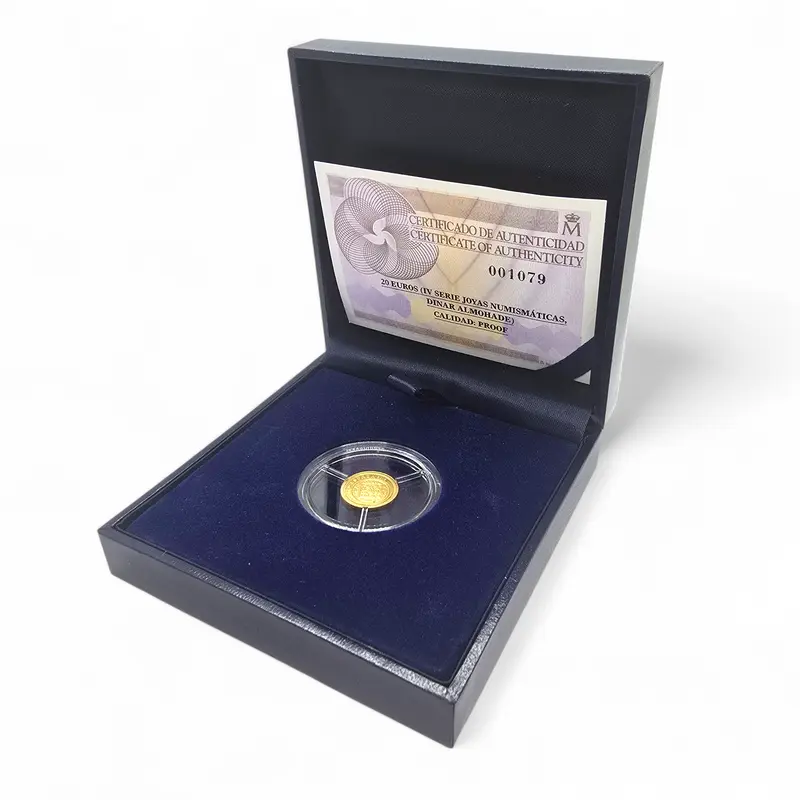 Moneda de Oro 20€ 2012 Dinar Almohade Joyas Numismáticas